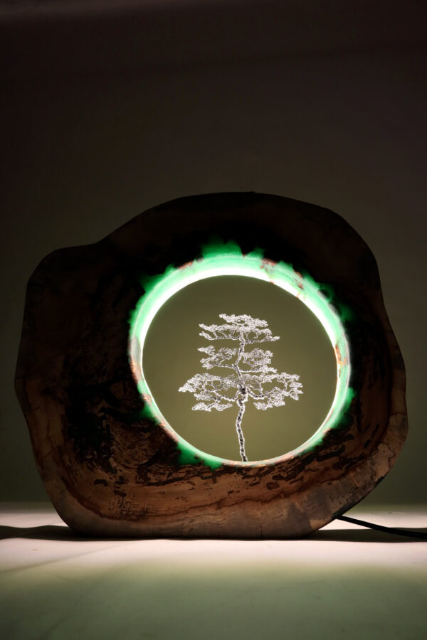 föld életfa asztali epoxi lámpa.10