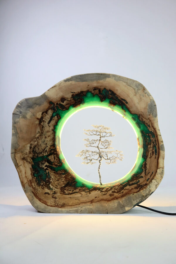 föld életfa asztali epoxi lámpa.4