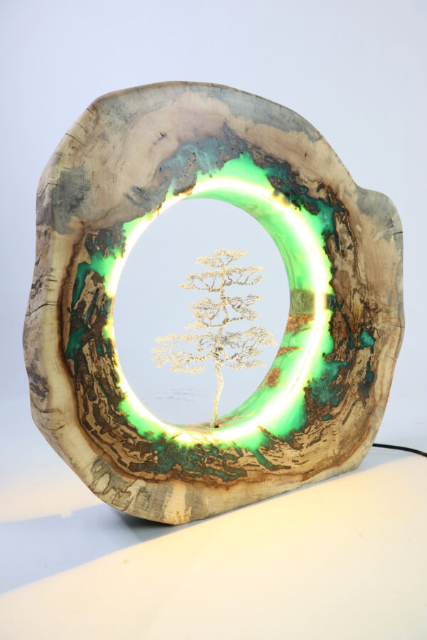 föld életfa asztali epoxi lámpa.5